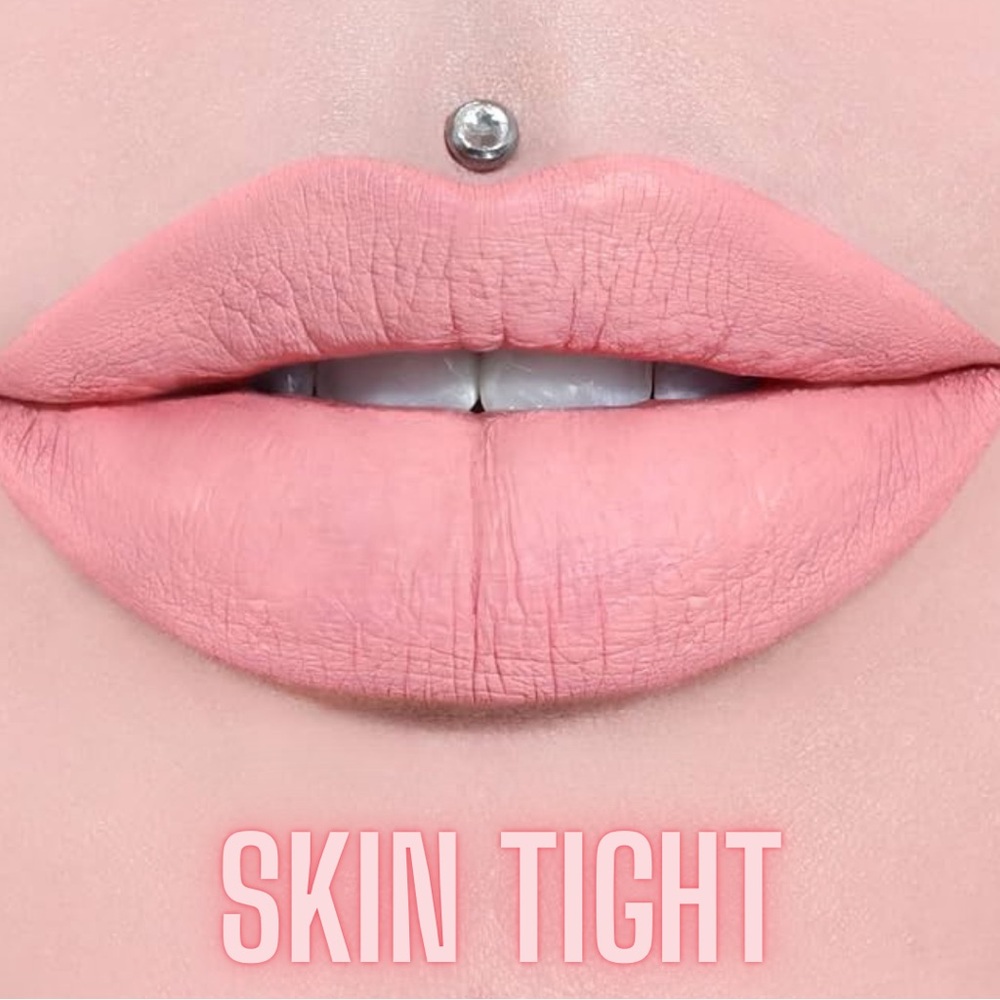 Jeffree Star Skin Tight Velour Liquid Lipstick Light Peach Pink Nude Minimalist